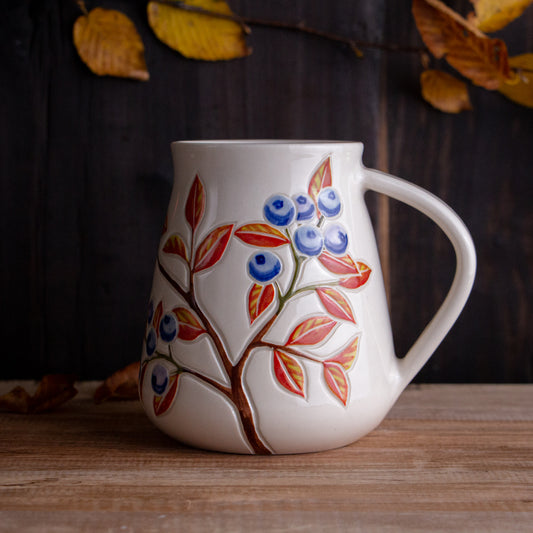Tall Autumn Blueberry Mug #1 [19oz]