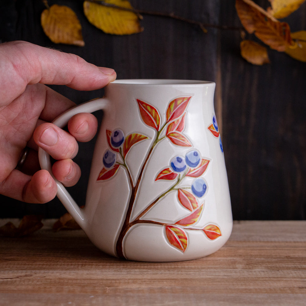 Tall Autumn Blueberry Mug #1 [19oz]