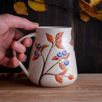 Tall Autumn Blueberry Mug #1 [19oz]