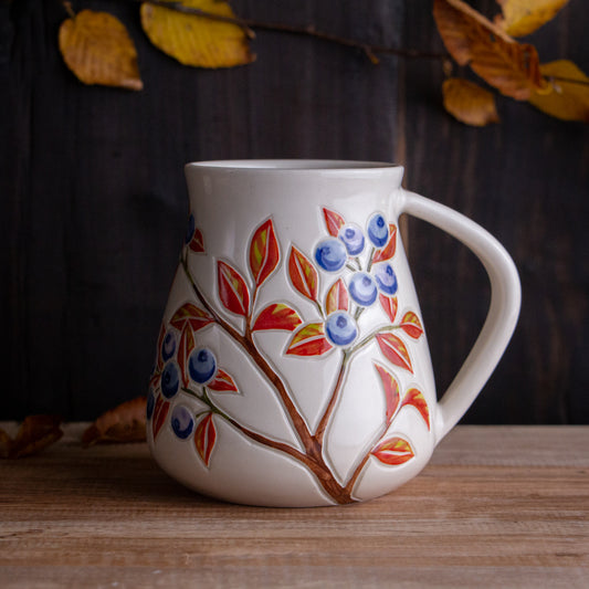 Tall Autumn Blueberry Mug #2 [19oz]