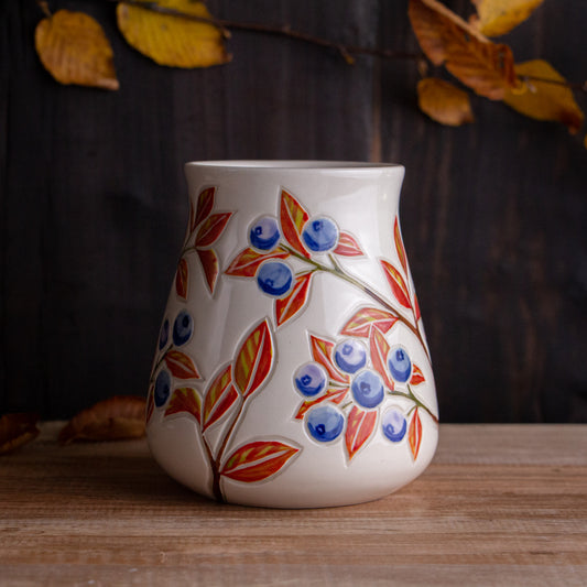Tall Autumn Blueberry Mug #2 [19oz]
