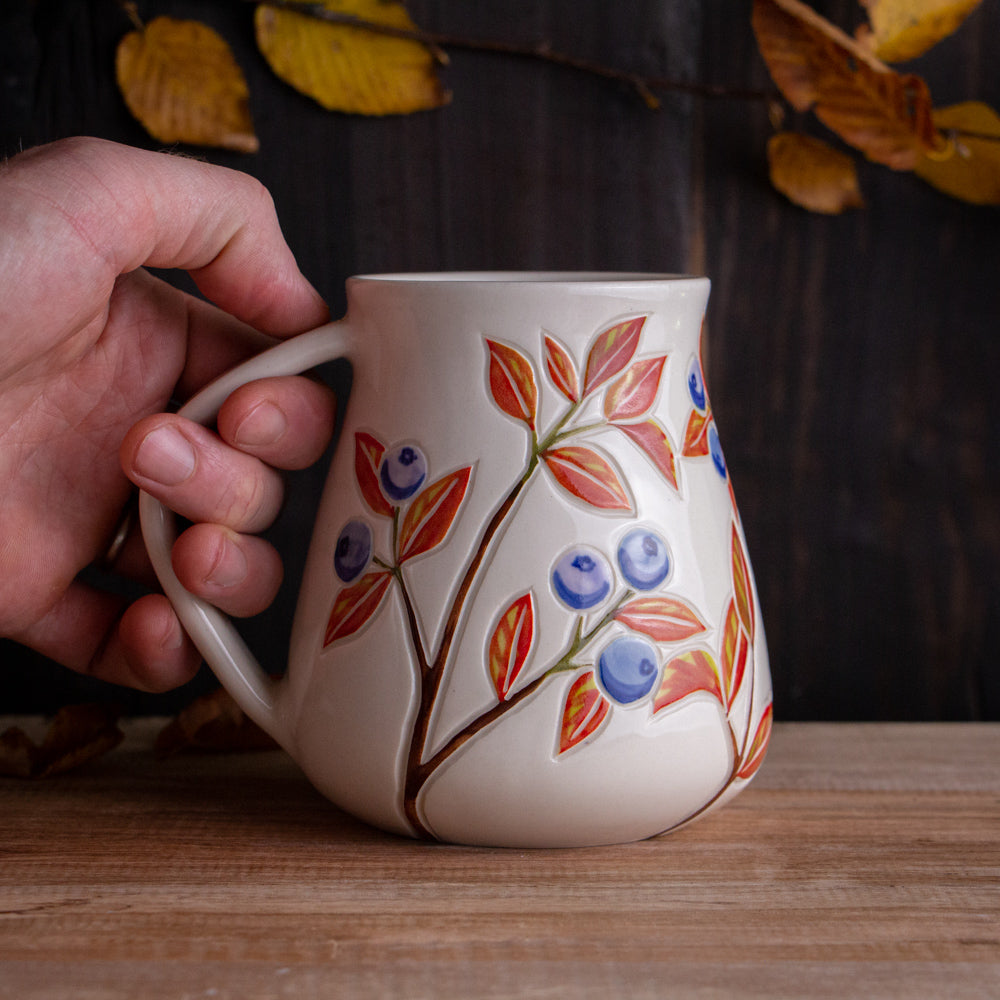 Tall Autumn Blueberry Mug #2 [19oz]