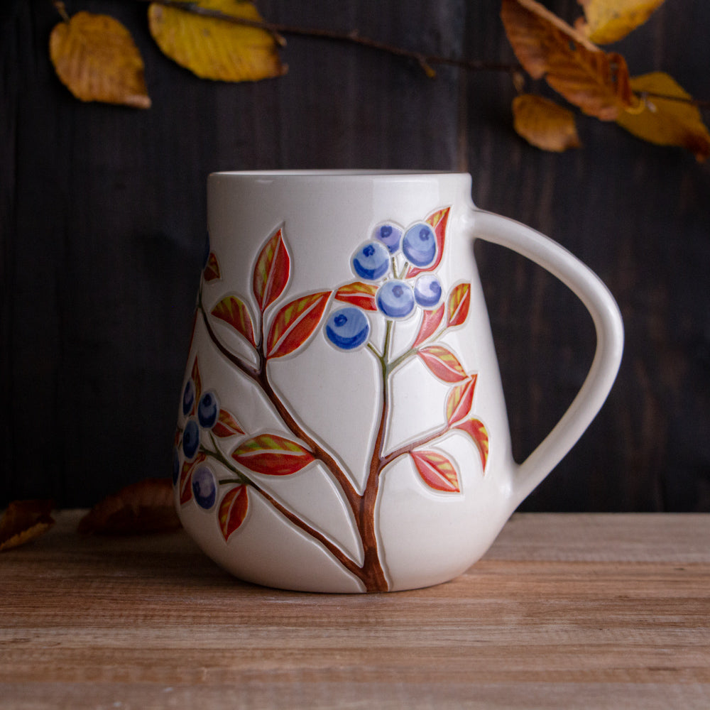 Tall Autumn Blueberry Mug #3 [22oz]