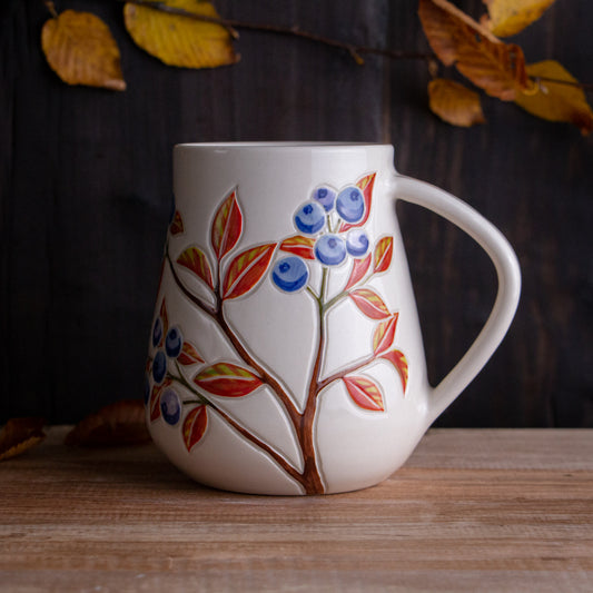 Tall Autumn Blueberry Mug #3 [22oz]