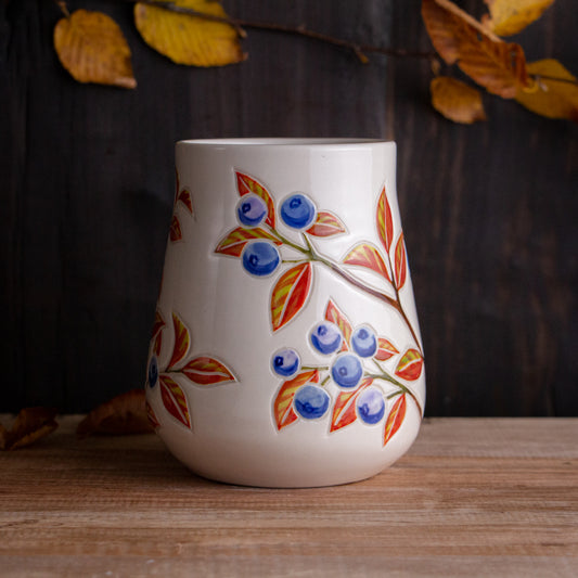 Tall Autumn Blueberry Mug #3 [22oz]
