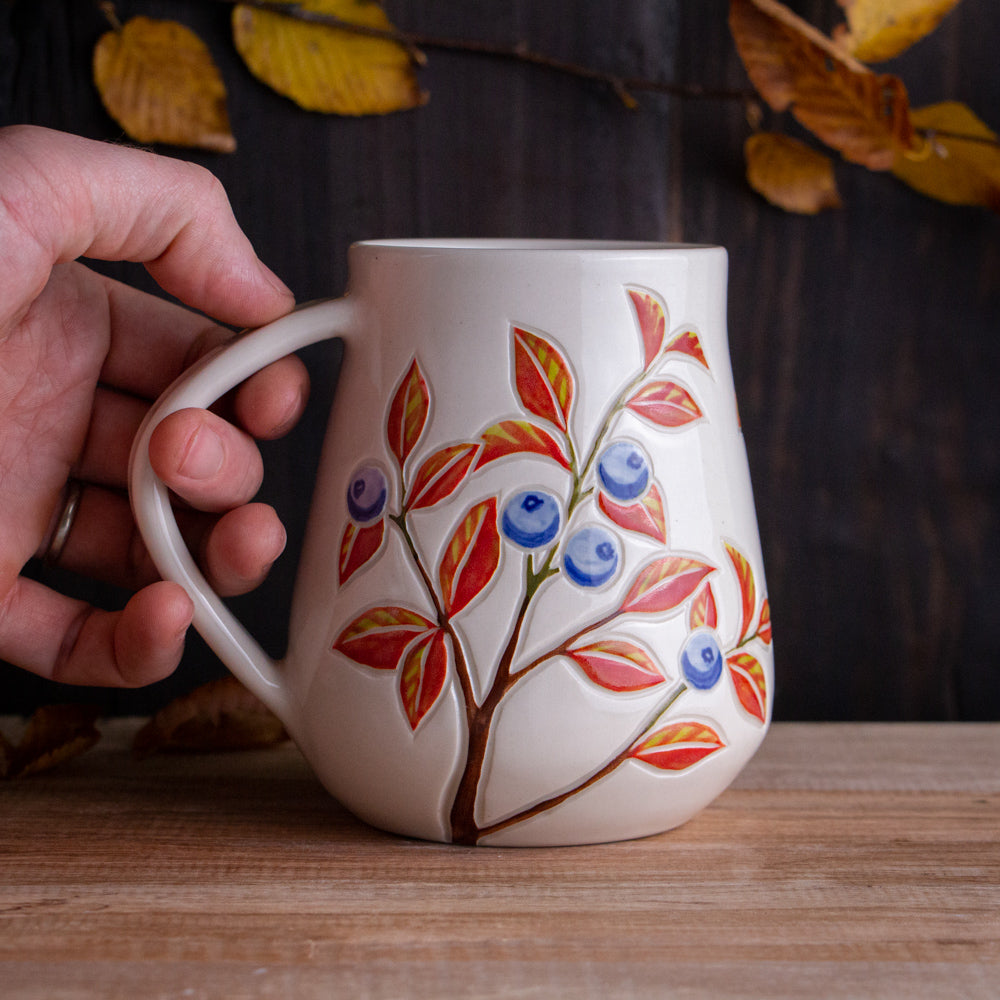 Tall Autumn Blueberry Mug #3 [22oz]