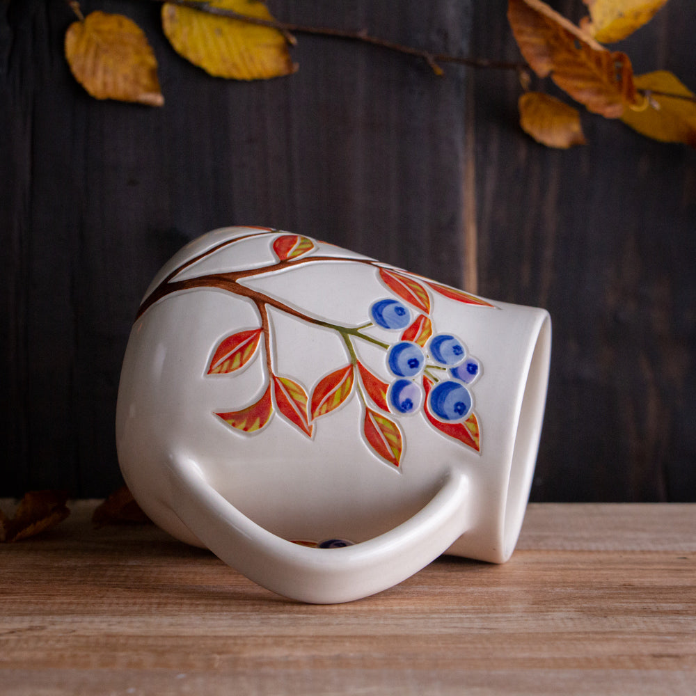 Tall Autumn Blueberry Mug #3 [22oz]