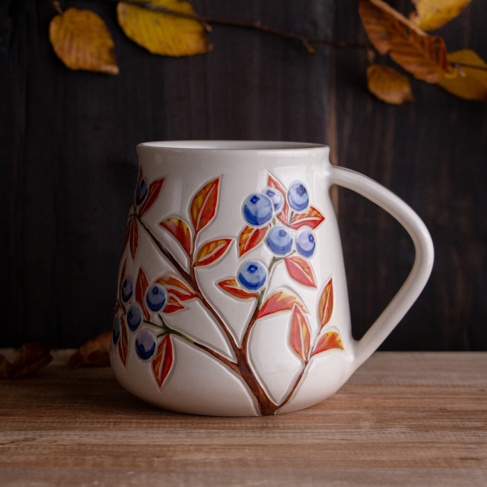 Tall Autumn Blueberry Mug #4 [20oz]