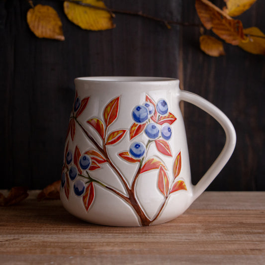 Tall Autumn Blueberry Mug #4 [20oz]