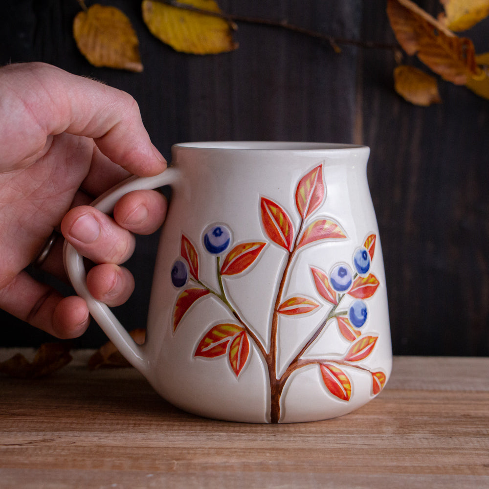 Tall Autumn Blueberry Mug #4 [20oz]