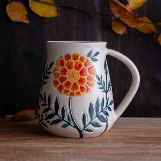 Tall Marigold Mug #1 [19oz]