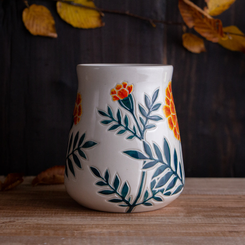 Tall Marigold Mug #2 [20oz]
