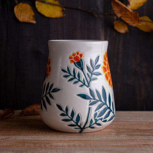 Tall Marigold Mug #2 [20oz]