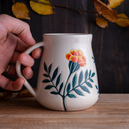 Tall Marigold Mug #2 [20oz]