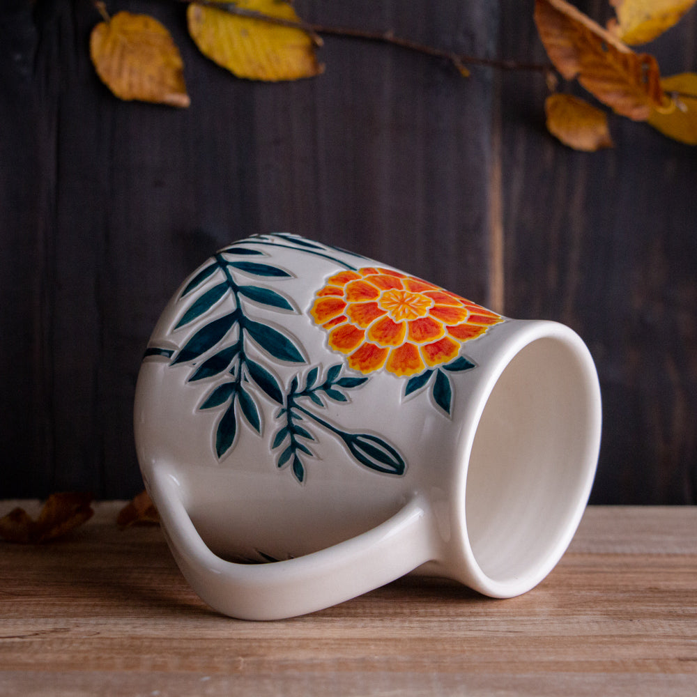 Tall Marigold Mug #2 [20oz]