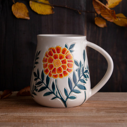 Tall Marigold Mug #3 [20oz]