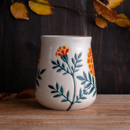 Tall Marigold Mug #3 [20oz]