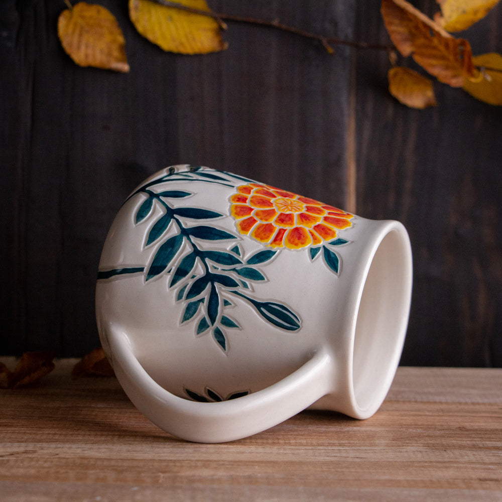 Tall Marigold Mug #3 [20oz]