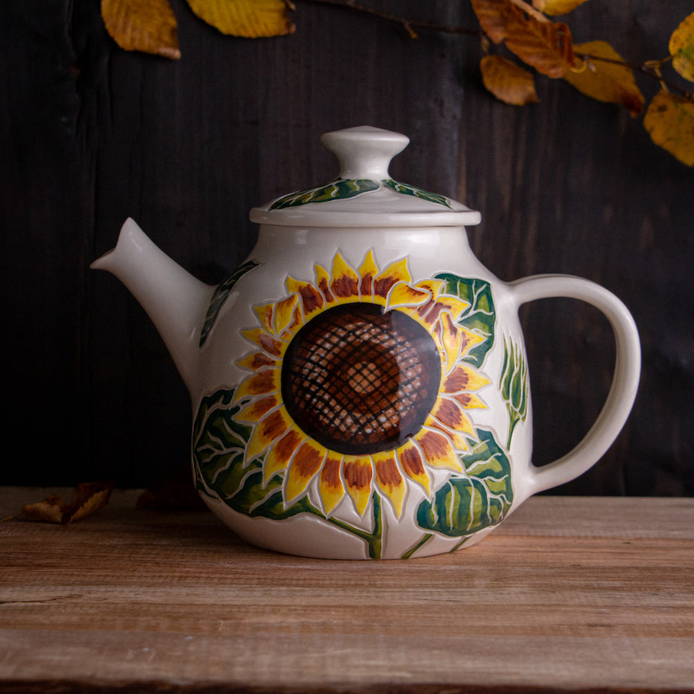 Sunflower Botanic Teapot