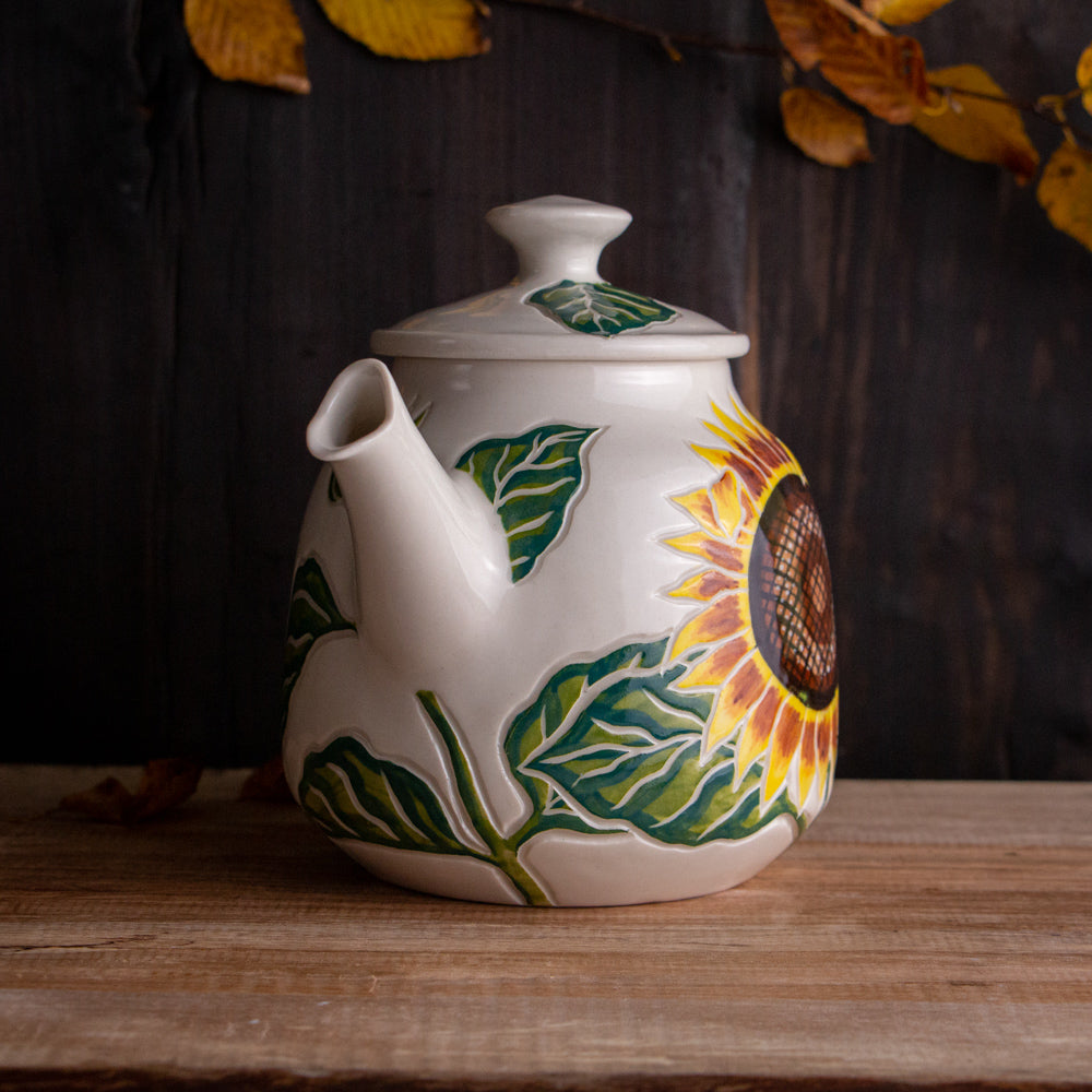 Sunflower Botanic Teapot
