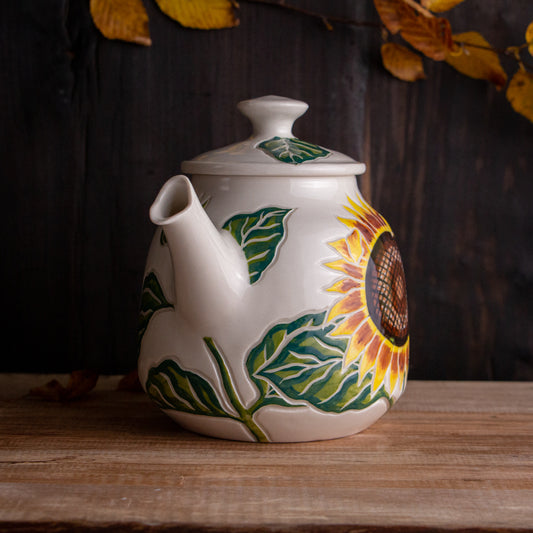 Sunflower Botanic Teapot