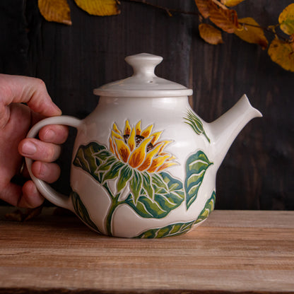 Sunflower Botanic Teapot