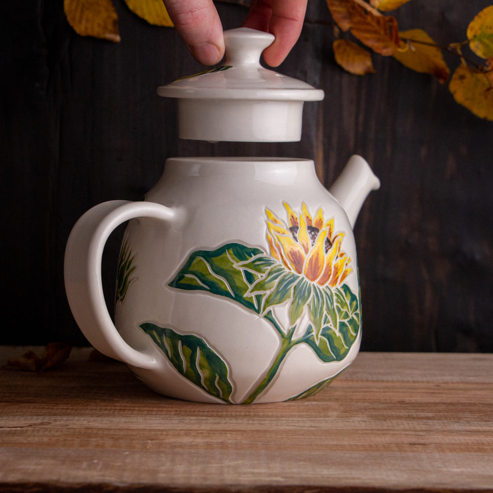 Sunflower Botanic Teapot