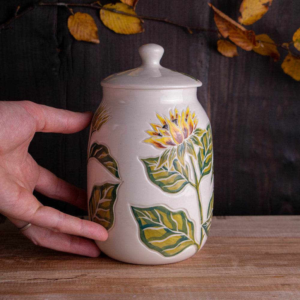 Sunflower Jar / Canister