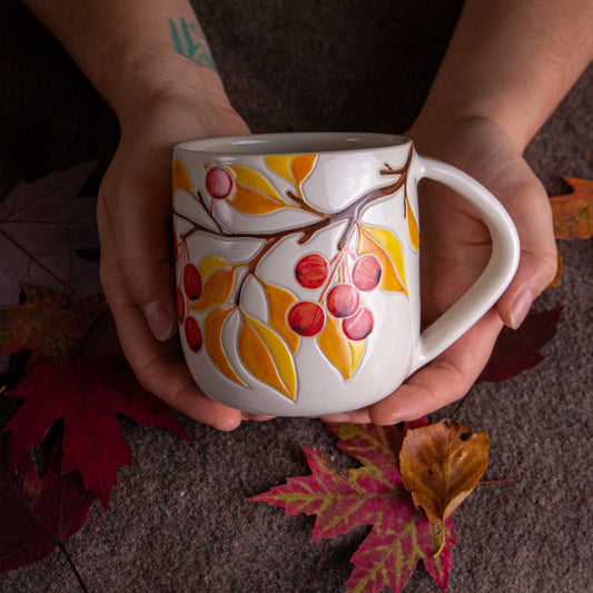 Crab Apple Botanic Mug 16-17oz