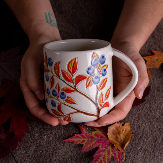 Autumn Blueberry Mug