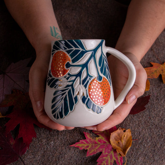 Tall Clementine Mug #4 [20oz]