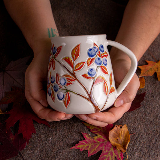 Tall Autumn Blueberry Mug #4 [20oz]