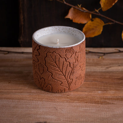 Autumn Oak Soy Candle [Unscented]