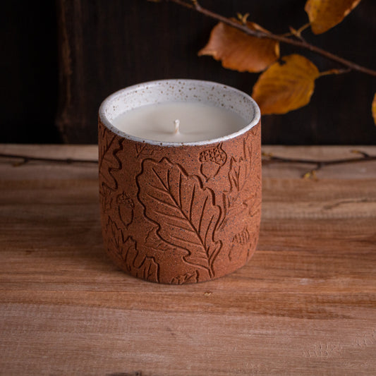 Autumn Oak Soy Candle [Unscented]