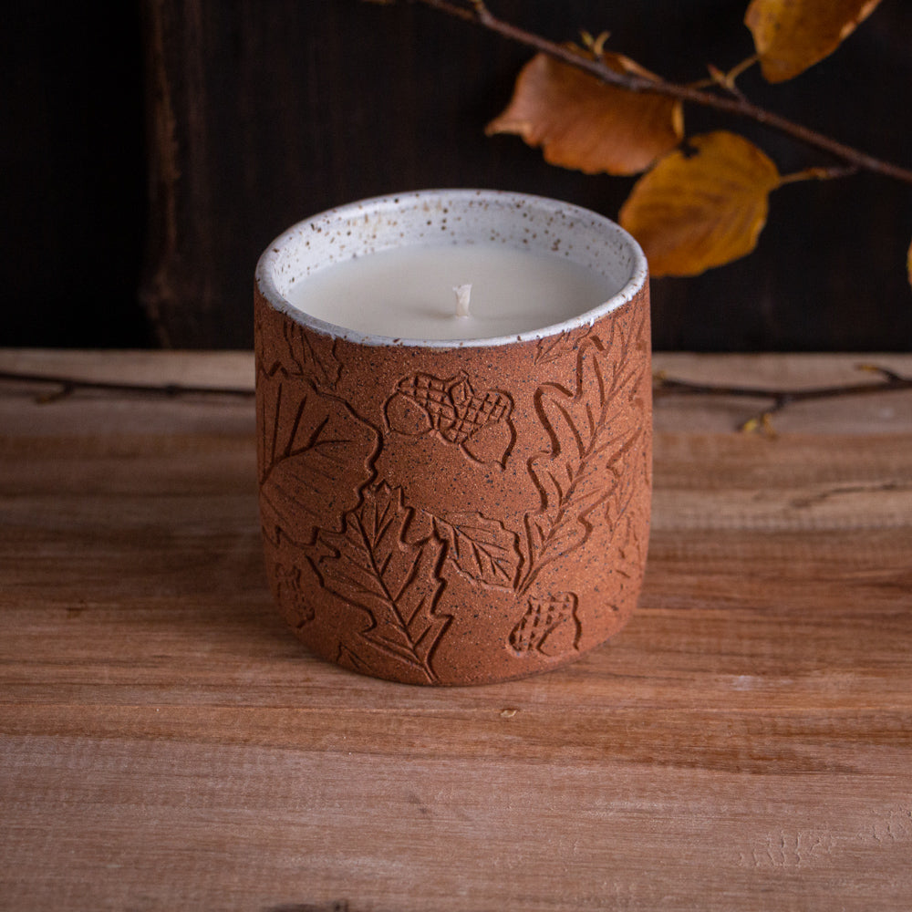Autumn Oak Soy Candle [Unscented]