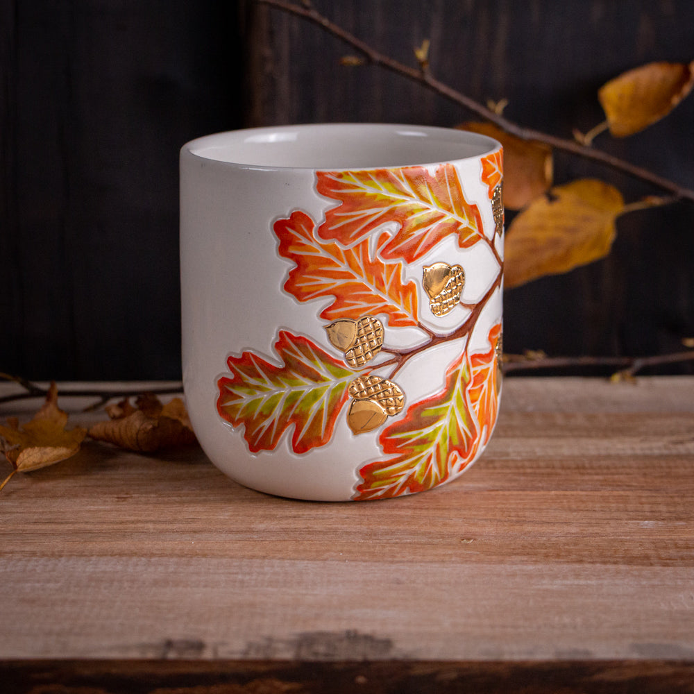 [SECONDS] Autumn Oak Branch Mug [17oz]
