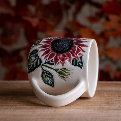 Dark Sunflower Mug