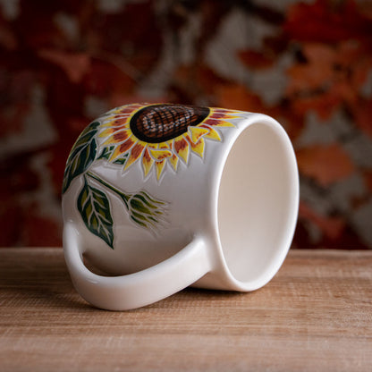 Yellow Sunflower Mug [16-17oz]