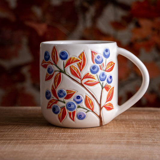 Autumn Blueberry Mug