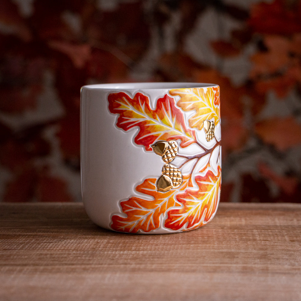 Autumn Oak Branch Mug