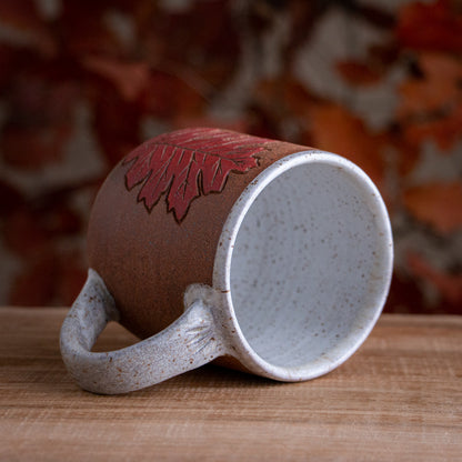 Stoneware Fall Leaf Mug #3 [16oz]