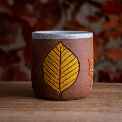 Stoneware Fall Leaf Mug #4 [16oz]