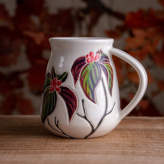 Tall Autumn Dogwood Mug #3 [19oz]