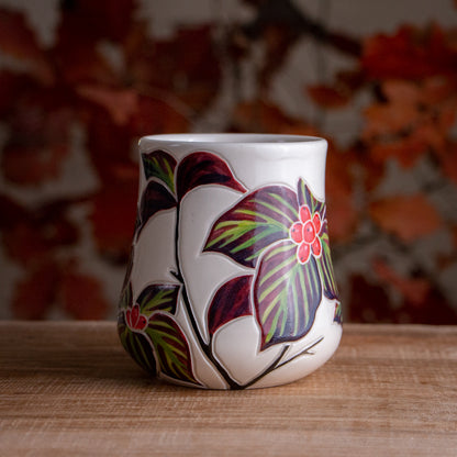 Tall Autumn Dogwood Mug #4 [16oz]