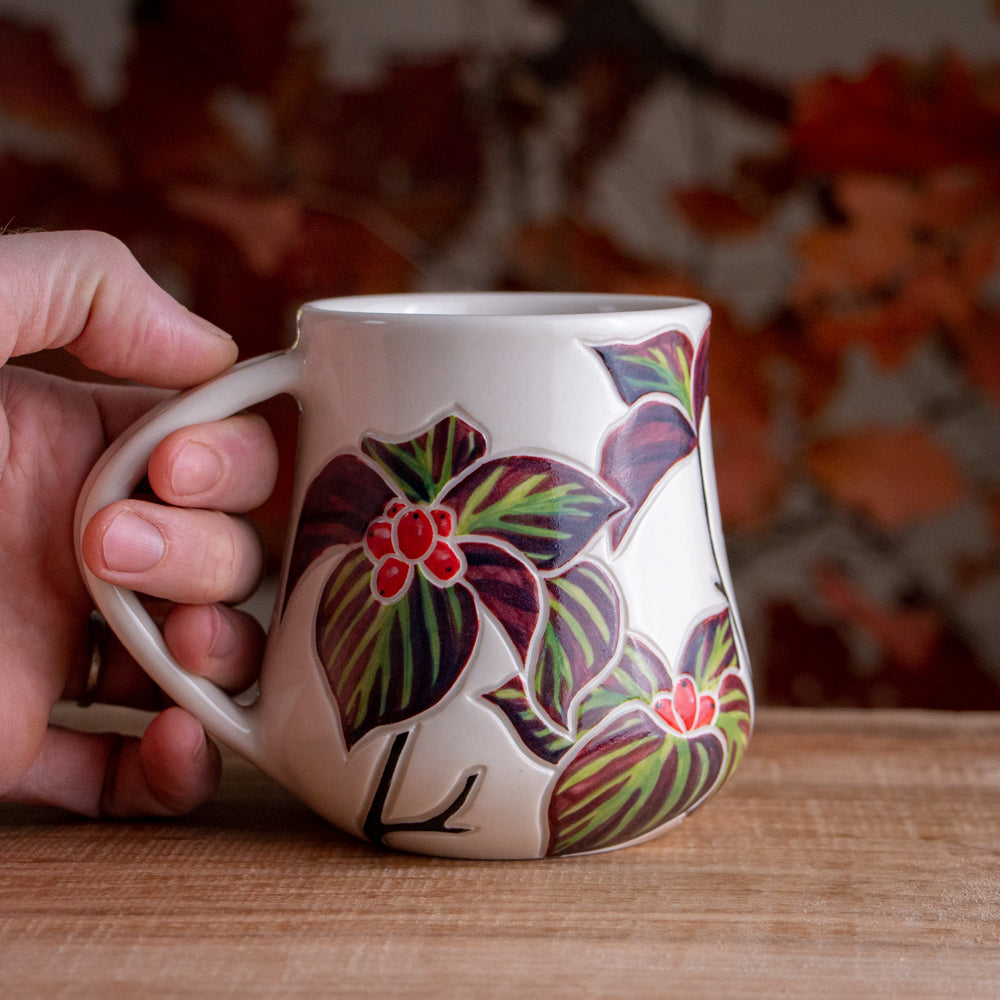 Tall Autumn Dogwood Mug #4 [16oz]