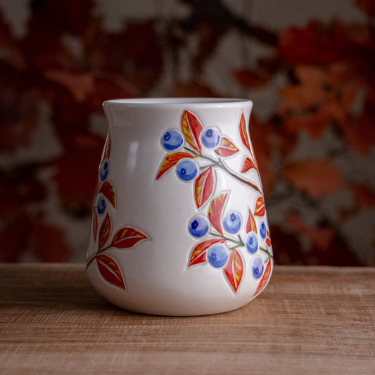 Tall Autumn Blueberry Mug #1 [18oz]