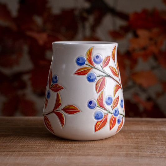 Tall Autumn Blueberry Mug #2 [19oz]