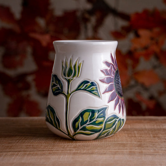 Tall Dark Sunflower Mug #1 [18oz]