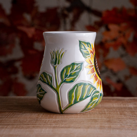 Tall Sunflower Mug #1 [18oz]