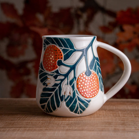 Tall Clementine Mug #1 [19oz]